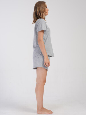 Купить Хлопковый комплект большого размера с шортами VIENETTA 4081410495 в Украина в Lingerie.ua - Одяг для дому та відпочинку, Фото 6