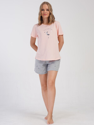 Купить Хлопковый комплект большого размера с шортами VIENETTA 4081410495 в Украина в Lingerie.ua - Одяг для дому та відпочинку, Фото 9