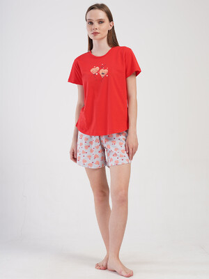 Хлопковый комплект с шортами VIENETTA 4080920151