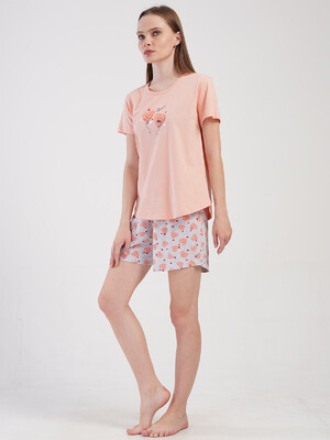 Купить Бавовняний комплект із шортами VIENETTA 4080920151 в Украина в Lingerie.ua - Одяг для дому та відпочинку, Фото 2