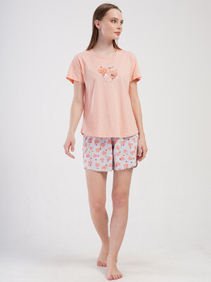 Купить Бавовняний комплект із шортами VIENETTA 4080920151 в Украина в Lingerie.ua - Одяг для дому та відпочинку, Фото 5