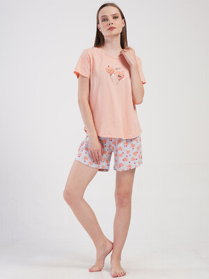 Купить Бавовняний комплект із шортами VIENETTA 4080920151 в Украина в Lingerie.ua - Одяг для дому та відпочинку, Фото 4