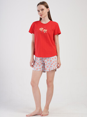 Купить Бавовняний комплект із шортами VIENETTA 4080920151 в Украина в Lingerie.ua - Одяг для дому та відпочинку, Фото 3