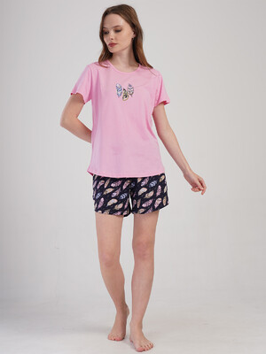 Купить Бавовняний комплект із футболки та шортів VIENETTA 4091230911 в Украина в Lingerie.ua - Одяг для дому та відпочинку, Фото 10