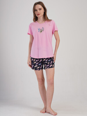 Купить Бавовняний комплект із футболки та шортів VIENETTA 4091230911 в Украина в Lingerie.ua - Одяг для дому та відпочинку, Фото 9