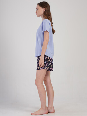 Купить Бавовняний комплект із футболки та шортів VIENETTA 4091230911 в Украина в Lingerie.ua - Одяг для дому та відпочинку, Фото 8