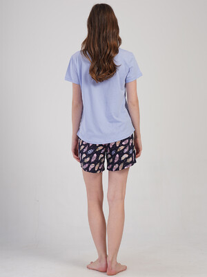 Купить Бавовняний комплект із футболки та шортів VIENETTA 4091230911 в Украина в Lingerie.ua - Одяг для дому та відпочинку, Фото 6