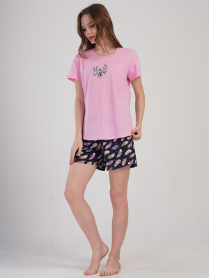 Купить Бавовняний комплект із футболки та шортів VIENETTA 4091230911 в Украина в Lingerie.ua - Одяг для дому та відпочинку, Фото 3