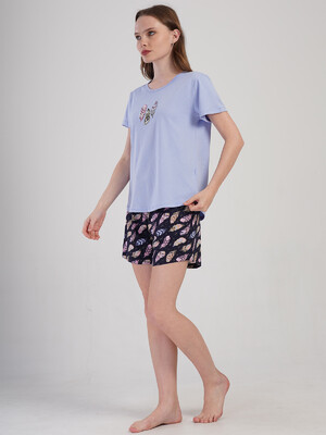 Купить Бавовняний комплект із футболки та шортів VIENETTA 4091230911 в Украина в Lingerie.ua - Одяг для дому та відпочинку, Фото 11