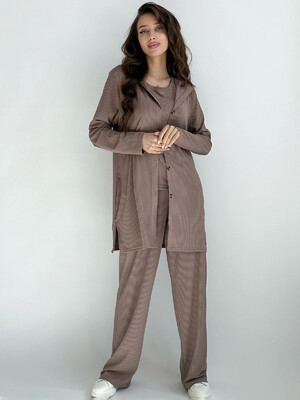 Купить Костюм трійка з кардигана, футболки та штанів LINGERIE 170753 в Украина