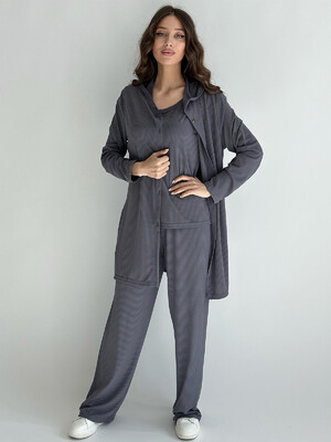 Купить Костюм трійка з кардигана, футболки та штанів LINGERIE 170753 в Украина в Lingerie.ua - Одяг для дому та відпочинку, Фото 12