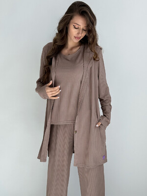 Купить Костюм трійка з кардигана, футболки та штанів LINGERIE 170753 в Украина в Lingerie.ua - Одяг для дому та відпочинку, Фото 10