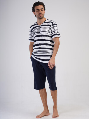 Купить Бавовняний комплект з капрі VIENETTA MAN 4080801340 в Украина в Lingerie.ua - Одяг для дому та відпочинку, Фото 3