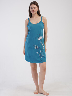 Купить Хлопковая домашняя туника большого размера VIENETTA 4110290000 в Украина в Lingerie.ua - Одяг для дому та відпочинку, Фото 6