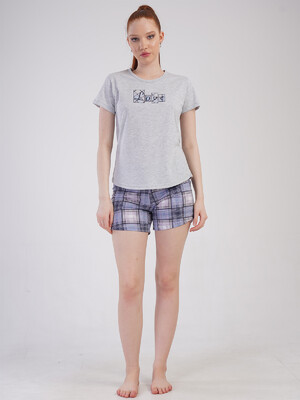 Купить Хлопковый комплект с шортами VIENETTA 5021540000 в Украина в Lingerie.ua - Одяг для дому та відпочинку, Фото 3