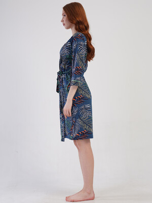 Купить Хлопковый домашний женский халат VIENETTA 4100665136 в Украина в Lingerie.ua - Одяг для дому та відпочинку, Фото 4