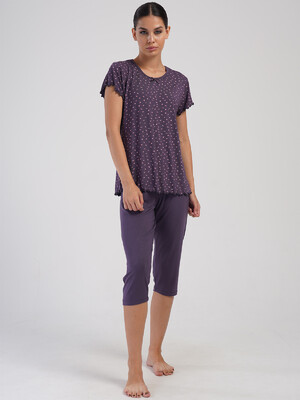 Купить Комплект из вискозы с капри VIENETTA 4040174422 в Украина в Lingerie.ua - Одяг для дому та відпочинку, Фото 2