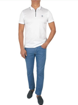 Купить Мужское поло из мерсеризованного хлопка FORMENTI FSP-1501 AВ в Украина в Lingerie.ua - Одяг для дому та відпочинку, Фото 3