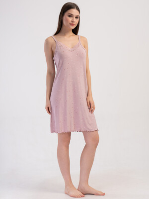 Купить Нічна сорочка з віскози на тонких бретельках VIENETTA 4093141049 в Украина в Lingerie.ua - Одяг для дому та відпочинку, Фото 2