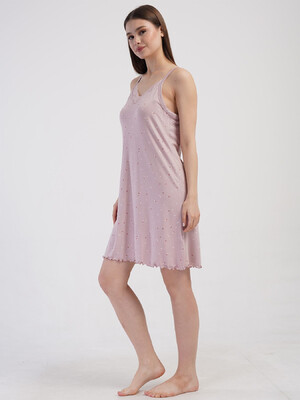 Купить Нічна сорочка з віскози на тонких бретельках VIENETTA 4093141049 в Украина в Lingerie.ua - Одяг для дому та відпочинку, Фото 5