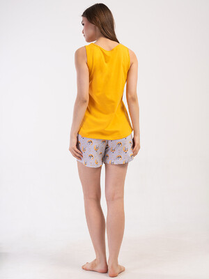 Купить Хлопковый комплект большого размера с шортами VIENETTA 4101237689 в Украина в Lingerie.ua - Одяг для дому та відпочинку, Фото 3