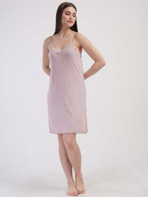 Купить Літня нічна сорочка на тонких бретельках VIENETTA 4093151049 в Украина