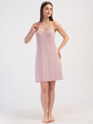 Купить Літня нічна сорочка на тонких бретельках VIENETTA 4093151049 в Украина в Lingerie.ua - Одяг для дому та відпочинку, Фото 2