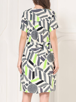 Купить Летнее платье на пуговицах с коротким рукавом JEN 05136 в Украина в Lingerie.ua - Одяг для дому та відпочинку, Фото 4