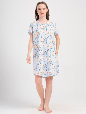 Купить Хлопковая домашняя туника большого размера VIENETTA 4092060710 в Украина