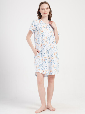 Купить Бавовняна домашня туніка великого розміру VIENETTA 4092060710 в Украина в Lingerie.ua - Одяг для дому та відпочинку, Фото 5
