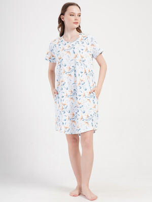 Купить Бавовняна домашня туніка великого розміру VIENETTA 4092060710 в Украина в Lingerie.ua - Одяг для дому та відпочинку, Фото 7