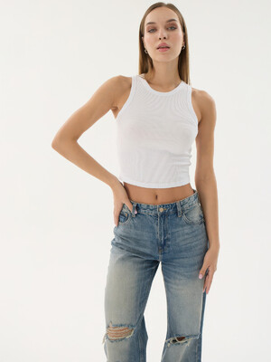 Купить Майка жіноча однотонна коротка SEVIM 16154 в Украина в Lingerie.ua - Одяг для дому та відпочинку, Фото 6