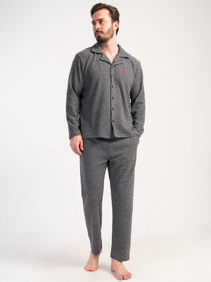 Купить Класична піжама чоловіча великого розміру VIENETTA MAN 5010090000 в Украина в Lingerie.ua - Одяг для дому та відпочинку, Фото 2