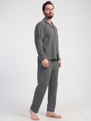 Купить Класична піжама чоловіча великого розміру VIENETTA MAN 5010090000 в Украина в Lingerie.ua - Одяг для дому та відпочинку, Фото 3