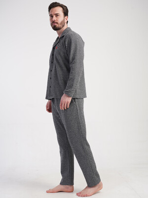 Купить Класична піжама чоловіча великого розміру VIENETTA MAN 5010090000 в Украина в Lingerie.ua - Одяг для дому та відпочинку, Фото 5