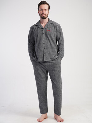 Купить Класична піжама чоловіча великого розміру VIENETTA MAN 5010090000 в Украина в Lingerie.ua - Одяг для дому та відпочинку, Фото 6