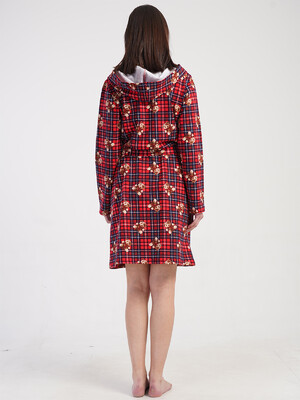 Купить Байковый женский халат с длинным рукавом VIENETTA 5033200520 в Украина в Lingerie.ua - Одяг для дому та відпочинку, Фото 5