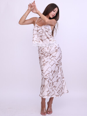 Купить Літній костюм з майки та спідниці LINGERIE 170775 в Украина в Lingerie.ua - Одяг для дому та відпочинку, Фото 3