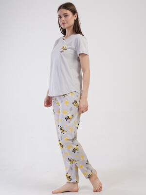 Купить Бавовняний комплект жіночий  з брюками VIENETTA 4082918401 в Украина в Lingerie.ua - Одяг для дому та відпочинку, Фото 5