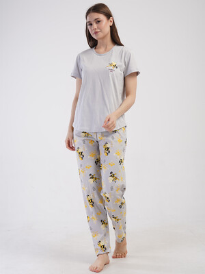 Купить Бавовняний комплект жіночий  з брюками VIENETTA 4082918401 в Украина в Lingerie.ua - Одяг для дому та відпочинку, Фото 7