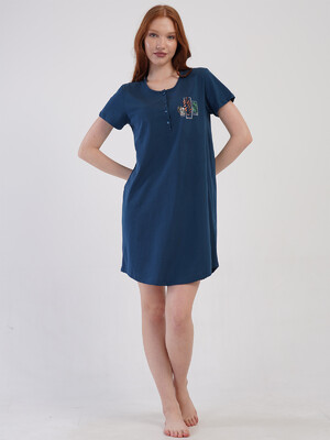 Хлопковая домашняя туника с коротким рукавом VIENETTA 4092310000