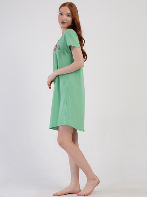 Купить Бавовняна домашня туніка з коротким рукавом VIENETTA 4092310000 в Украина в Lingerie.ua - Одяг для дому та відпочинку, Фото 2