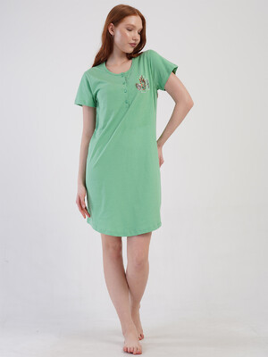 Купить Бавовняна домашня туніка з коротким рукавом VIENETTA 4092310000 в Украина в Lingerie.ua - Одяг для дому та відпочинку, Фото 12