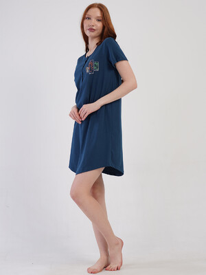 Купить Бавовняна домашня туніка з коротким рукавом VIENETTA 4092310000 в Украина в Lingerie.ua - Одяг для дому та відпочинку, Фото 11