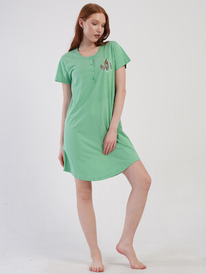 Купить Бавовняна домашня туніка з коротким рукавом VIENETTA 4092310000 в Украина в Lingerie.ua - Одяг для дому та відпочинку, Фото 10