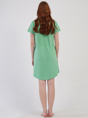 Купить Бавовняна домашня туніка з коротким рукавом VIENETTA 4092310000 в Украина в Lingerie.ua - Одяг для дому та відпочинку, Фото 8