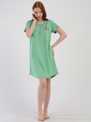 Купить Бавовняна домашня туніка з коротким рукавом VIENETTA 4092310000 в Украина в Lingerie.ua - Одяг для дому та відпочинку, Фото 7