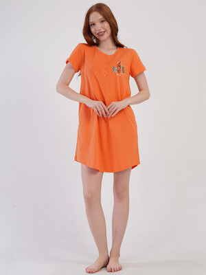 Купить Бавовняна домашня туніка з коротким рукавом VIENETTA 4092310000 в Украина в Lingerie.ua - Одяг для дому та відпочинку, Фото 6