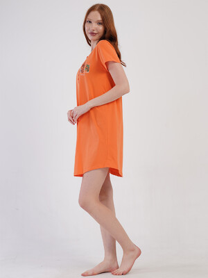 Купить Бавовняна домашня туніка з коротким рукавом VIENETTA 4092310000 в Украина в Lingerie.ua - Одяг для дому та відпочинку, Фото 3