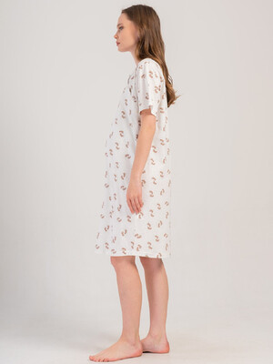 Купить Хлопковая туника для беременных и кормящих мам VIENETTA 4083271152 в Украина в Lingerie.ua - Одяг для дому та відпочинку, Фото 4